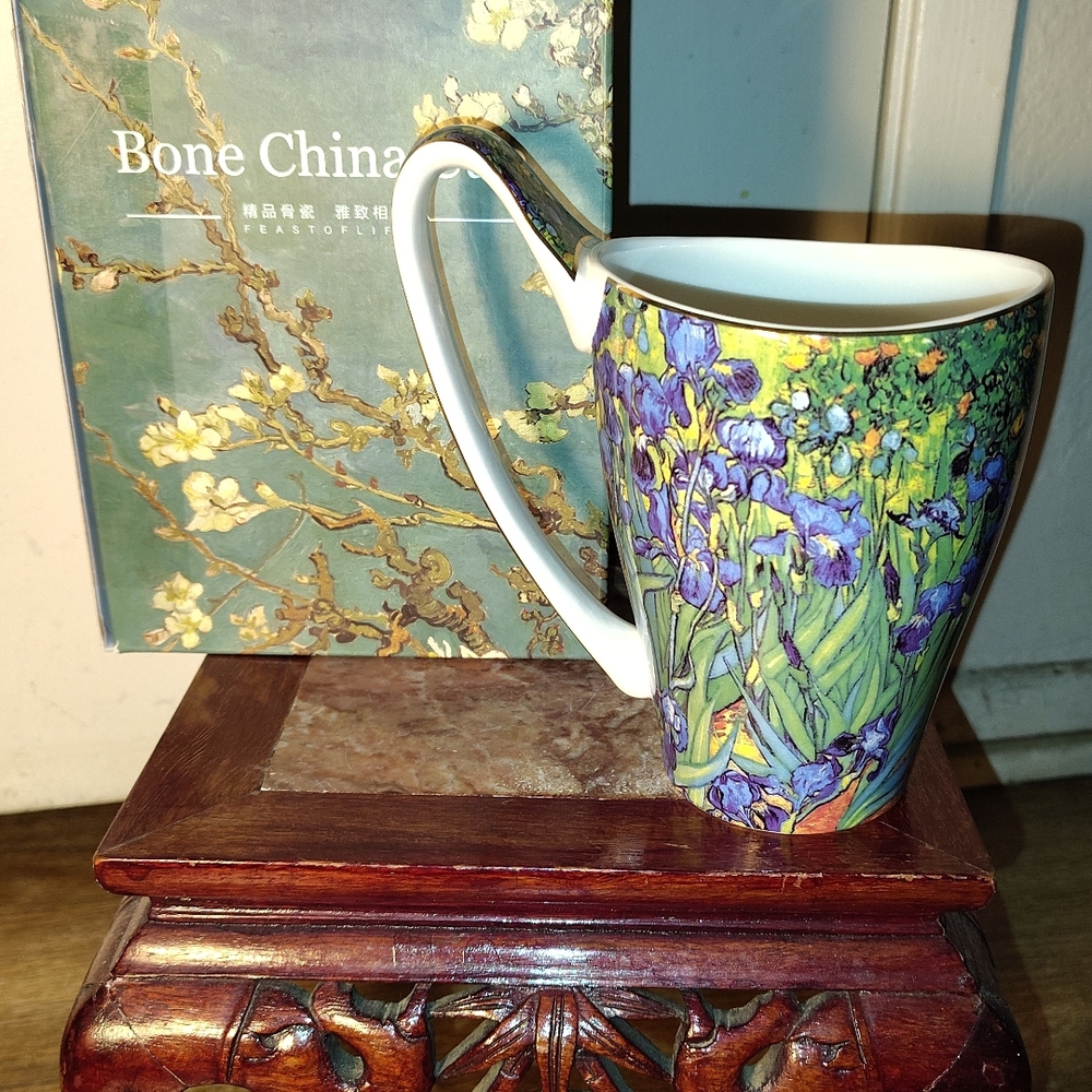 Mug Irises By Vincent Van Gogh New